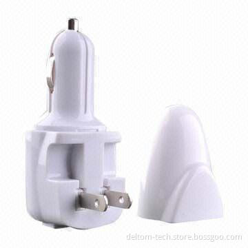 5V 1000mA USB Car Charger with LED Indicator, for iPhone, Samsung and Other Mobile Phones